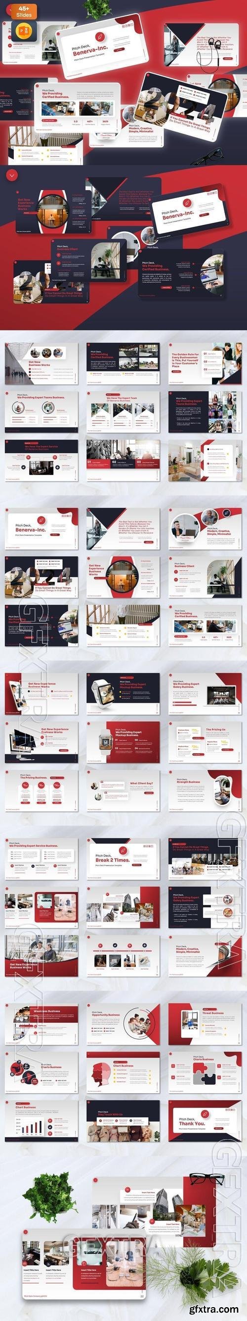 Benerva - Pitch Deck Powerpoint Templates A2XZT5B