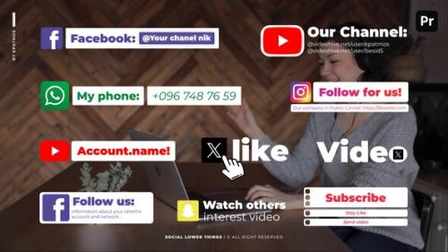 Social Lower Thirds | PP - 49824122