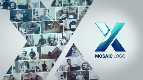 Mosaic Logo Reveal - 49826998