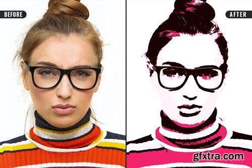 Pop Art Photo Effect NK4NYVX Pop Art Photo Effect NK4NYVX