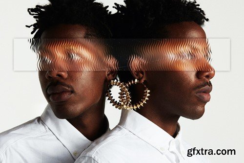 Refraction Glass Photo Effect C65JSXS