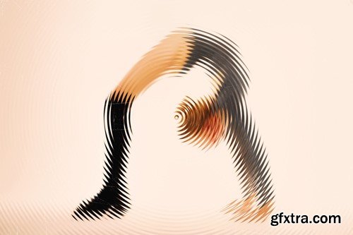 Refraction Glass Photo Effect C65JSXS