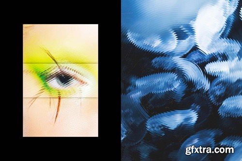 Refraction Glass Photo Effect C65JSXS