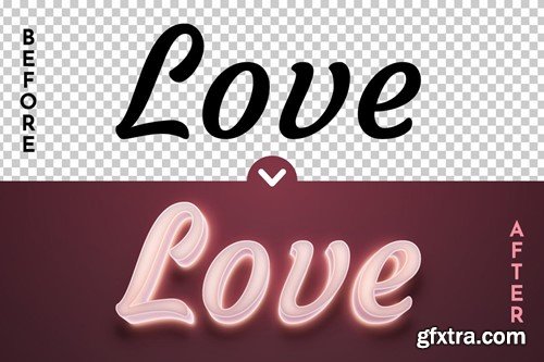 Love - Editable Text Effect, Font Style 4XSXDVM Love - Editable Text Effect, Font Style 4XSXDVM