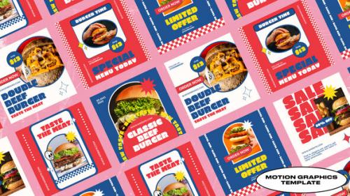 Spake Burger Shop Social Media Posts | Mogrt - 49830271