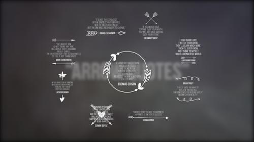 Arrow Quotes | Premiere Pro (MOGRT) - 49833443