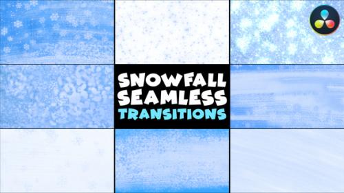 Snowfall Seamless Transitions | DaVinci Resolve - 49833587