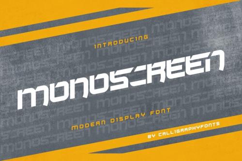 Deeezy - Monoscreen Modern Font