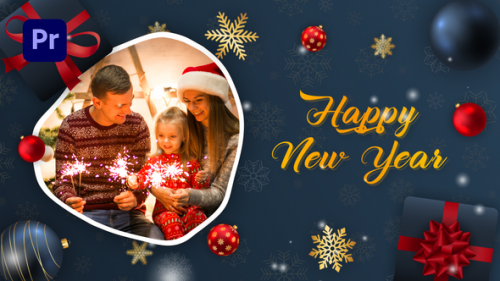 Happy New Year Slideshow (MOGRT) - 49833700