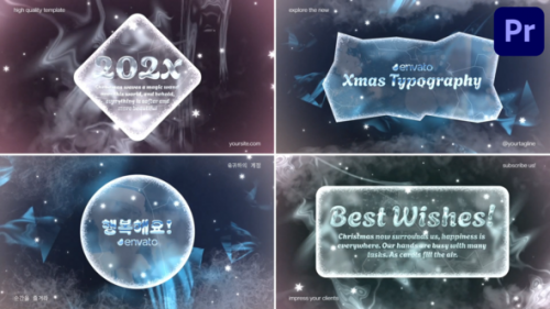 Xmas Typography for Premiere Pro - 49834371