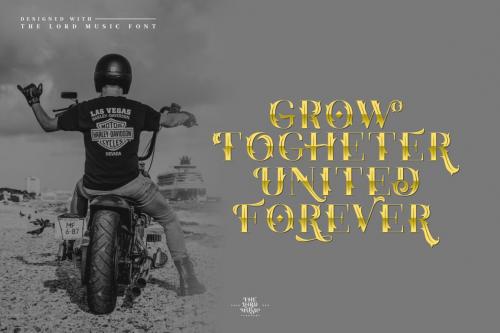 Deeezy - The Lord Music / Decorative font