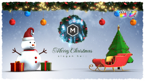 Christmas Winter Logo Reveal - 49836313