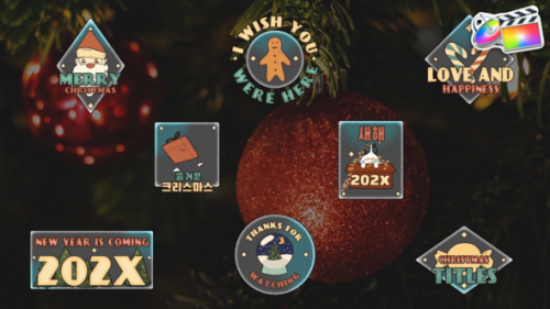 Merry Christmas Titles for FCPX - 49795159