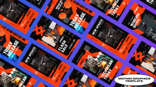 Neontech Techwear Reels & Stories | Mogrt - 49795608