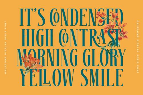 Deeezy - Gruesome - Display Serif Font Deeezy - Gruesome - Display Serif Font