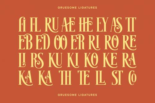 Deeezy - Gruesome - Display Serif Font Deeezy - Gruesome - Display Serif Font