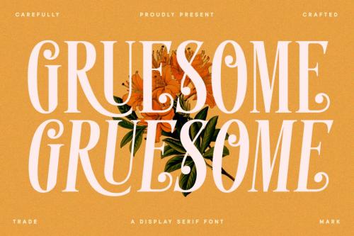 Deeezy - Gruesome - Display Serif Font Deeezy - Gruesome - Display Serif Font