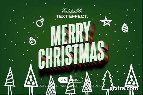 Merry Christmas Text Effect 3D Style MTZYSVA Merry Christmas Text Effect 3D Style MTZYSVA
