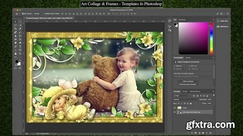 Art Collage &amp; Frames - Templates for Photoshop