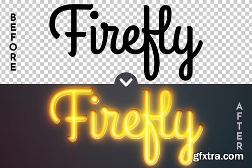 Firefly - Editable Text Effect, Font Style 54X9B4U Firefly - Editable Text Effect, Font Style 54X9B4U