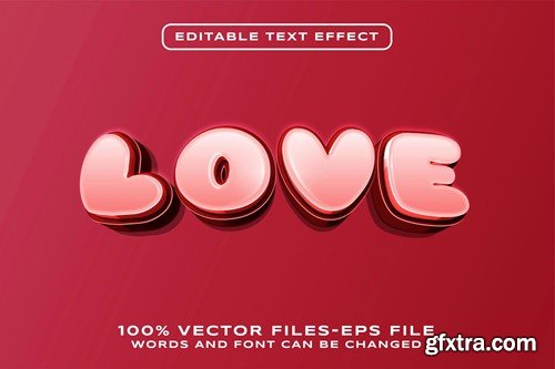 Love Editable Text Effect 6T54KTD Love Editable Text Effect 6T54KTD