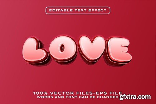 Love Editable Text Effect 6T54KTD Love Editable Text Effect 6T54KTD