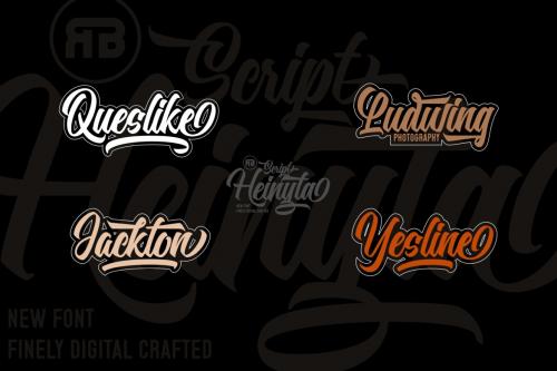 Deeezy - Heinyta - Modern Script Font Deeezy - Heinyta - Modern Script Font