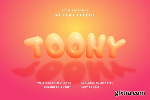Toony Text Effect WNUHGUM Toony Text Effect WNUHGUM
