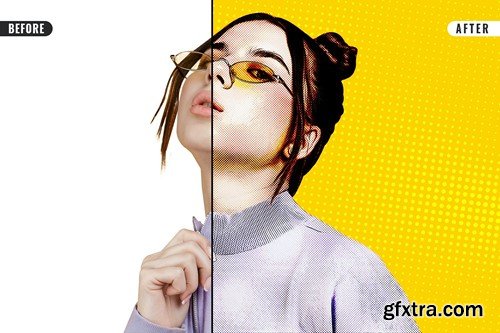 Comic Photo Effect D8H5A73 Comic Photo Effect D8H5A73