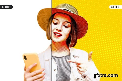 Comic Photo Effect D8H5A73 Comic Photo Effect D8H5A73