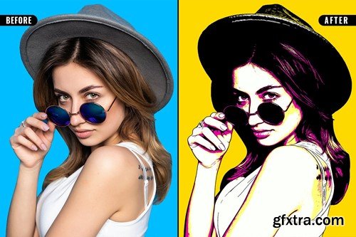 Pop Art Photo Effect Y5YWTTV Pop Art Photo Effect Y5YWTTV