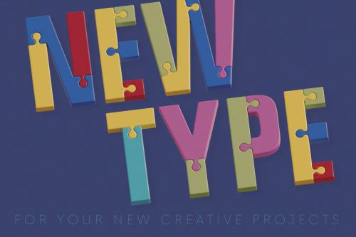 Deeezy - Color Puzzle - 3D Lettering Deeezy - Color Puzzle - 3D Lettering