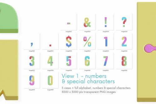 Deeezy - Color Puzzle - 3D Lettering Deeezy - Color Puzzle - 3D Lettering