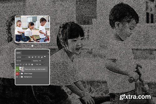 Grunge Xerox Photo Effect WYX2PDG Grunge Xerox Photo Effect WYX2PDG