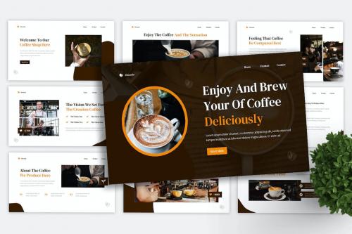 Coffee Shop Powerpoint Template