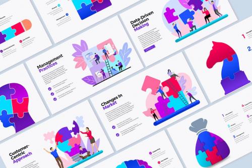 Bentuk Puzzle Powerpoint