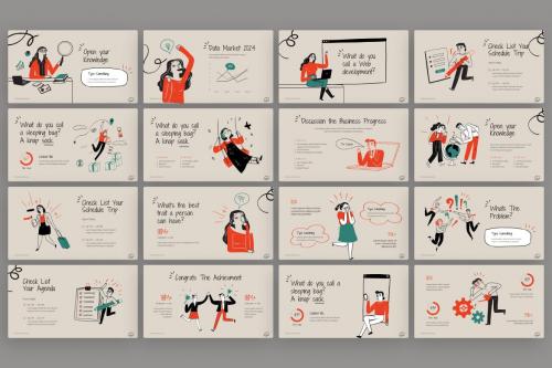 Whiteboard Illustration PowerPoint Template