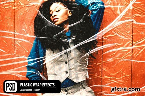 Plastic Wrap Photo Effects Y9QMEDZ