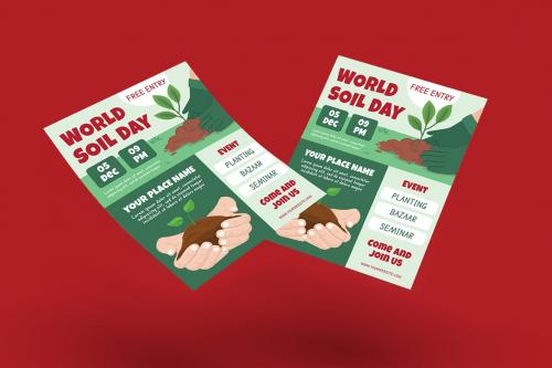 World Soil Day Flyer Ai & EPS Template