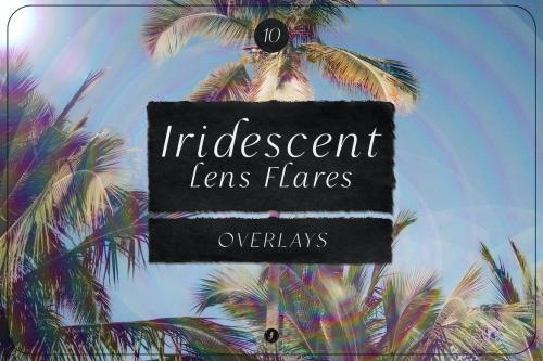 Iridescent Lens Flares Overlays