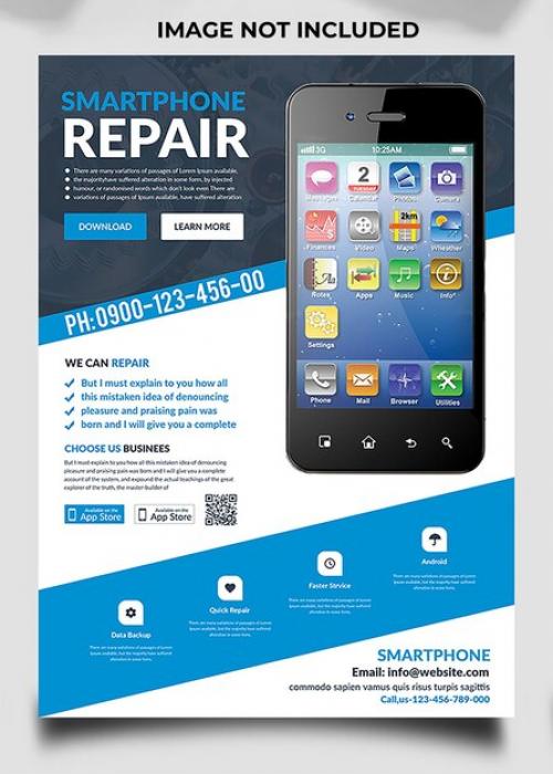 Mobile App Amp Repair Flyer