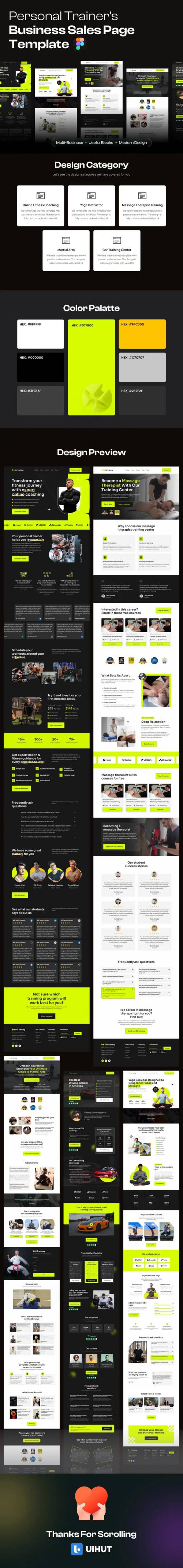 UIHut - Personal Trainer's Business Theme - 25768