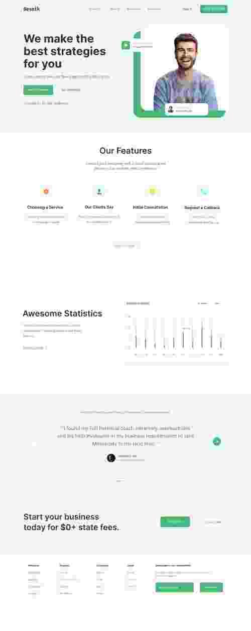 UIHut - Business Consulting Web Template - 8064