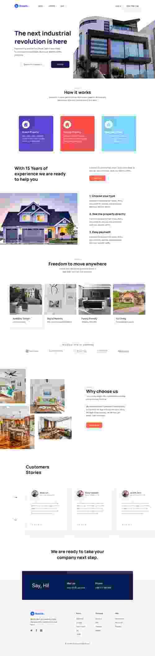 UIHut - Besnik Real Estate Website - 8090