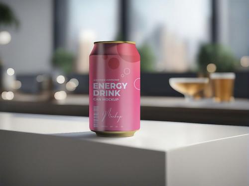 Drink Can Mockup