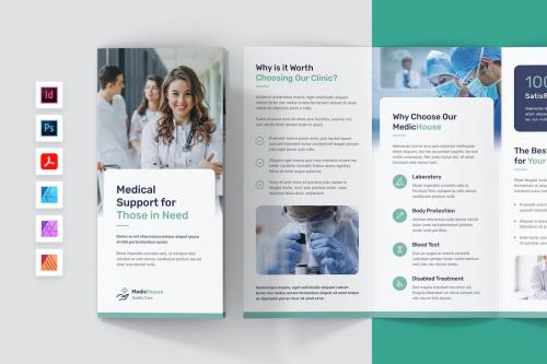 Doctor and Medical Brochure Tri-Fold Template Doctor and Medical Brochure Tri-Fold Template