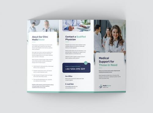 Doctor and Medical Brochure Tri-Fold Template Doctor and Medical Brochure Tri-Fold Template