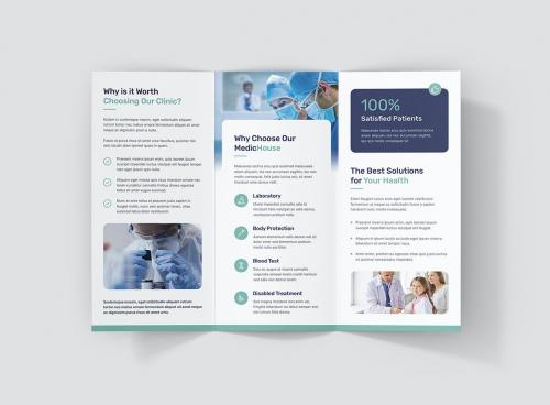 Doctor and Medical Brochure Tri-Fold Template Doctor and Medical Brochure Tri-Fold Template
