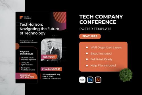 Tech Company Conference Poster Tech Company Conference Poster