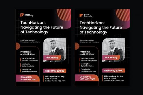 Tech Company Conference Poster Tech Company Conference Poster